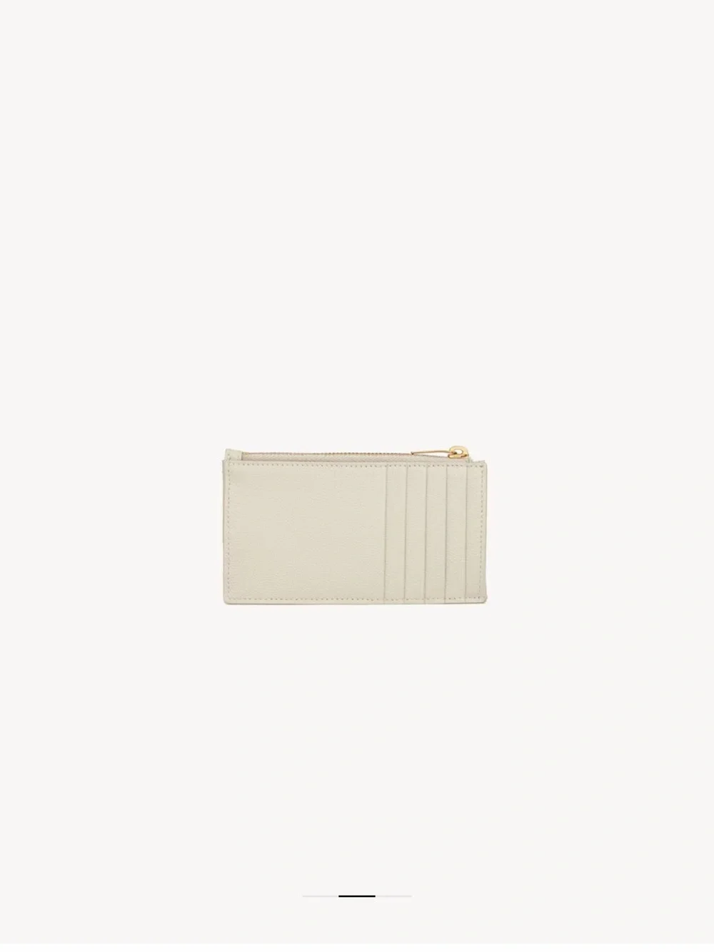 CASSANDRE MATELASSÉ FRAGMENTS CARD CASE IN GRAIN DE POUDRE LEATHER - Picture 5 of 8